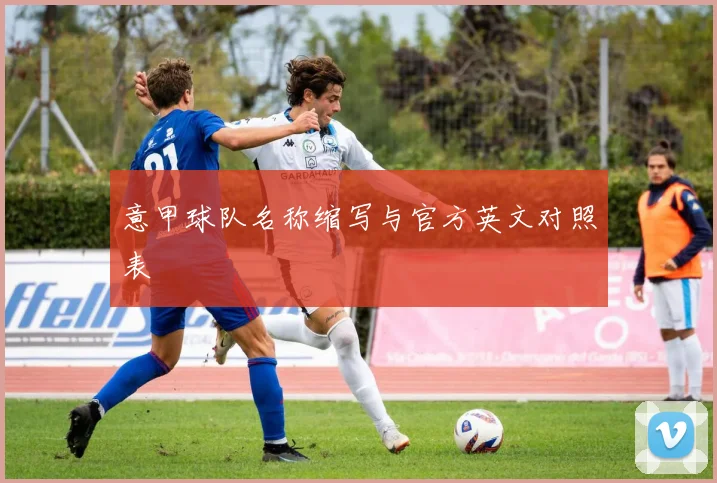 意甲球队名称缩写与官方英文对照表